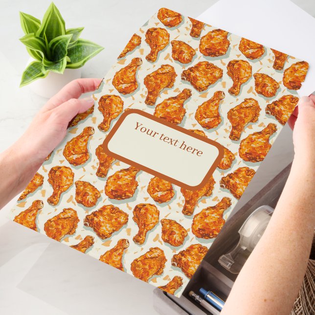 Cute tiled chicken pattern text box envelope mailers (Desk)