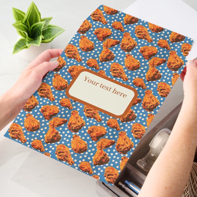 Cute tiled chicken pattern text box envelope mailers (Desk)