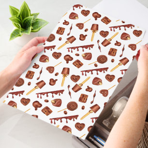 Cute tiled Chocolate pattern Envelope Mailers