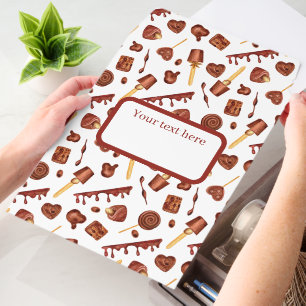 Cute tiled Chocolate pattern text box Envelope Mailers