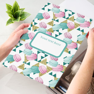 Cute tiled cookie pattern text box envelope mailers