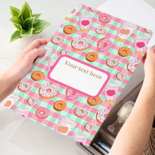 Cute tiled doughnut shop tiled pattern envelope mailers