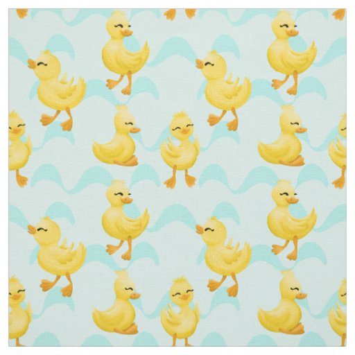 cute tiled duck pattern Fabric