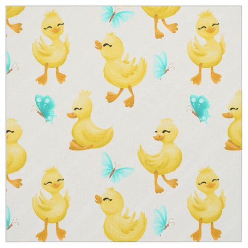 cute tiled duck pattern Fabric