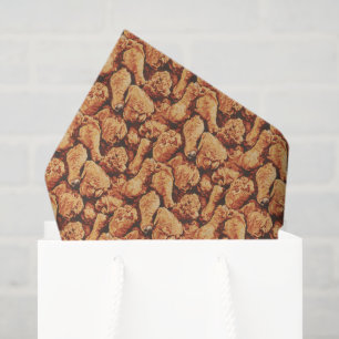 Cute tiled fried chicken pattern  tissue paper