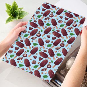 Cute tiled ice cream pattern envelope mailers