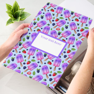 Cute tiled ice cream pattern text box envelope mailers