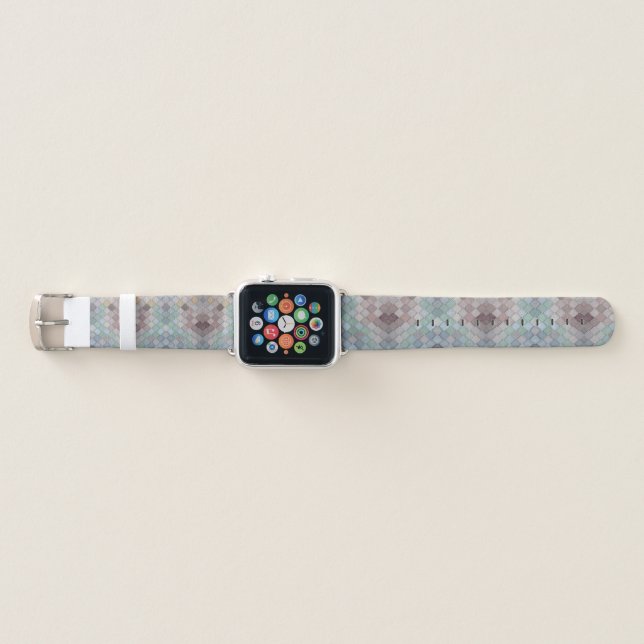 Cute Tiled Pattern Apple Watch Band (Front)