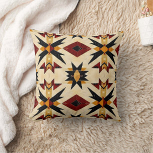 Cute tiled Southwestern pattern Throw Pillow