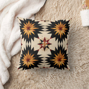Cute tiled Southwestern pattern Throw Pillow