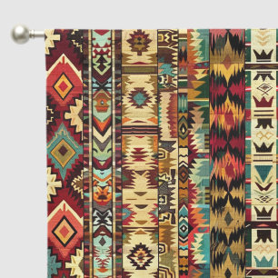 Cute tiled Western pattern  Blackout Curtains