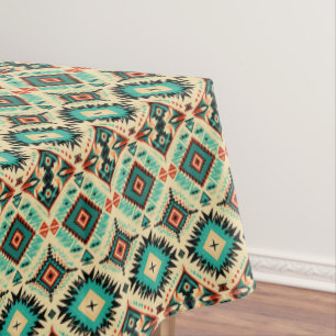 Cute tiled Western pattern Tablecloth