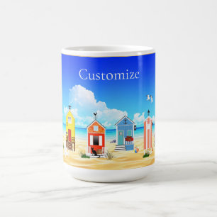 Cute Tiny Beach Shacks Thunder_Cove Coffee Mug