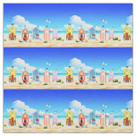 Cute Tiny Beach Shacks Thunder_Cove  Fabric