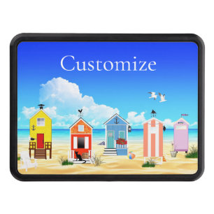 Cute Tiny Beach Shacks Thunder_Cove Hitch Cover