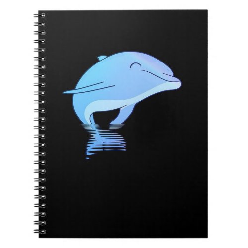 cute tiny dolphin animal notebook