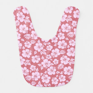 Cute tiny flower seamless pattern baby bib