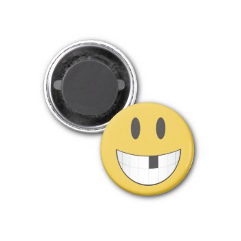 Cute & Tiny My 1st Missing Tooth Emoji Magnet by emoji_pillows at Zazzle