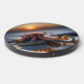 Cute tiny octopus in a teacup at sunrise Wireless Charger (Front 2)