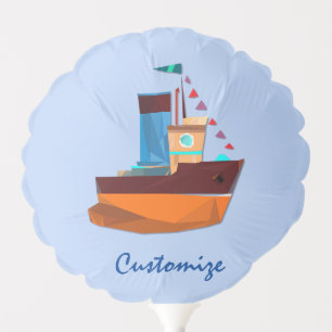 Cute Tiny Tugboat Thunder-Cove  Balloon