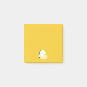 Cute Tired Duck Post-it Notes