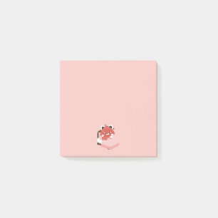 Cute Tired Red Panda Post-it Notes