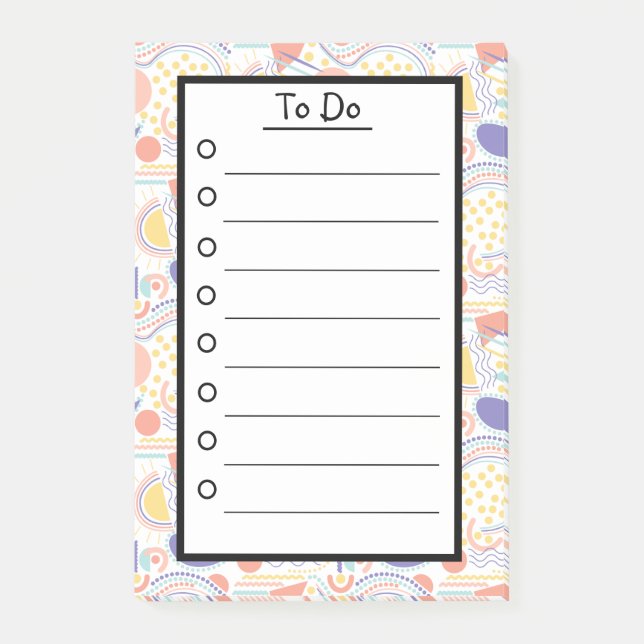 Cute "To Do" List Post-It® Notes (Front)