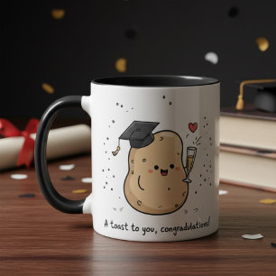 Cute Toast Graduation Congratulations Pun Mug