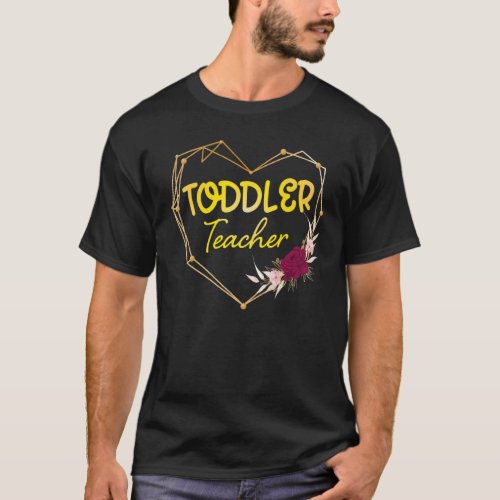 Cute Toddler Teacher Daycare Provider Pre K Presch T_Shirt