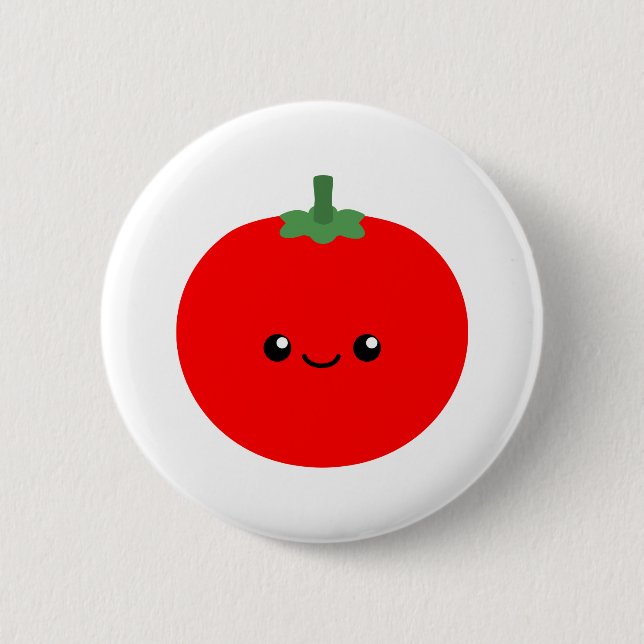 Cute Tomato Button (Front)