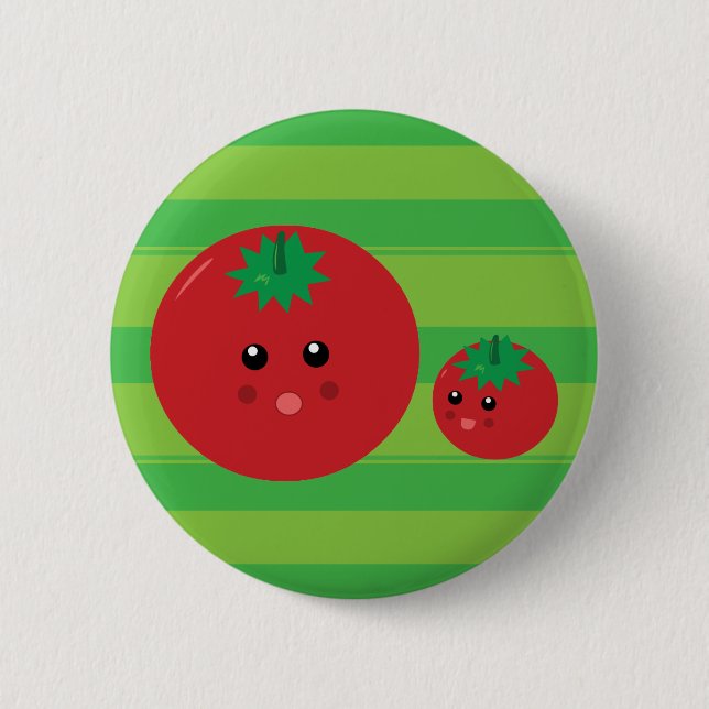 Cute Tomato Button (Front)