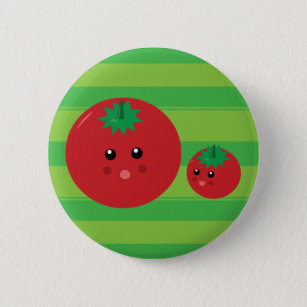 Cute Tomato Button