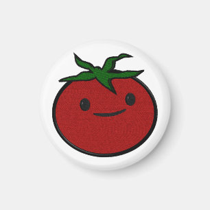 Cute Tomato Embroidery Print Magnet