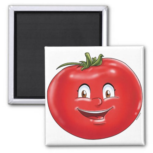 Cute Tomato funny cartoon fruit vegetable Magnet