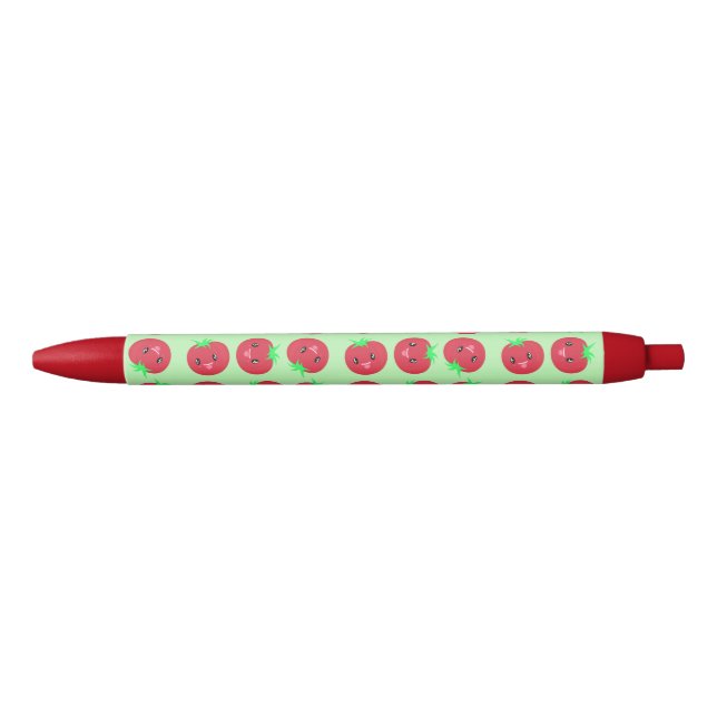 Cute Tomato kawaii vegan Pen (Front)