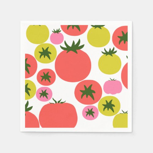 Cute Tomato Paper Napkins