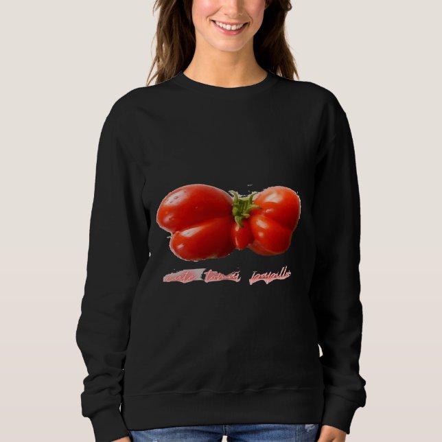 Cute Tomato Papillon Sweatshirt (Front)