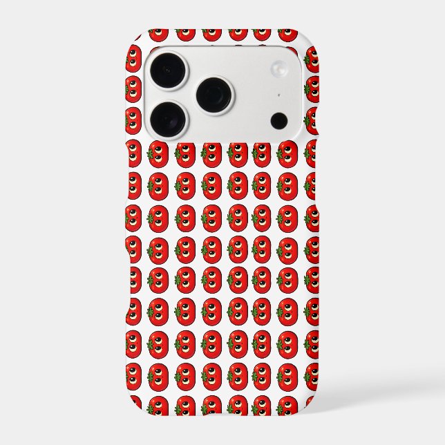 Cute Tomatoes Smiling Summer Iphone Case (Back)