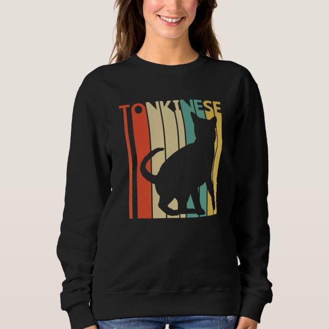 Cute Tonkinese Cat Sweatshirt (Front)