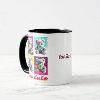 Cute Too Bear Personalized Mug | Custom Name Bea