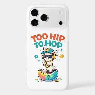 Cute Too Hip to Hop Bunny Illustration iPhone 17 Pro Max Case
