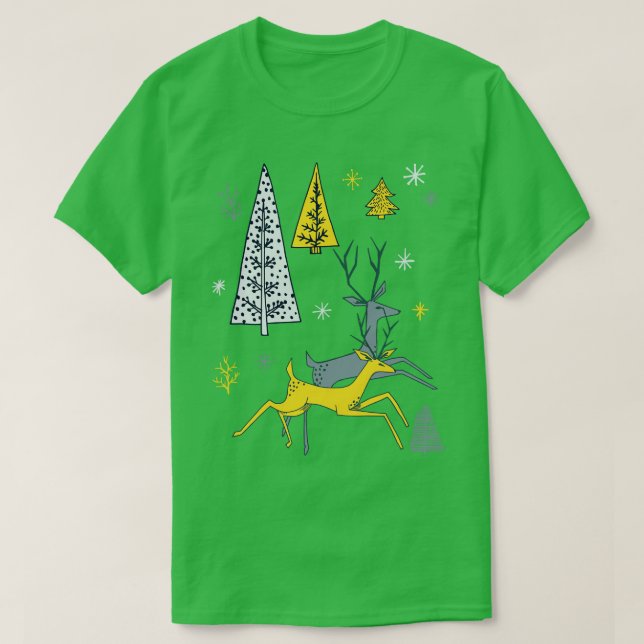 Cute toon Deer T-Shirt (Design Front)