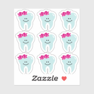 Cute Tooth Denitst Stickers