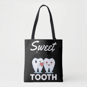 Cute Tooth Dentist Orthodontist Dental Assistant Tote Bag