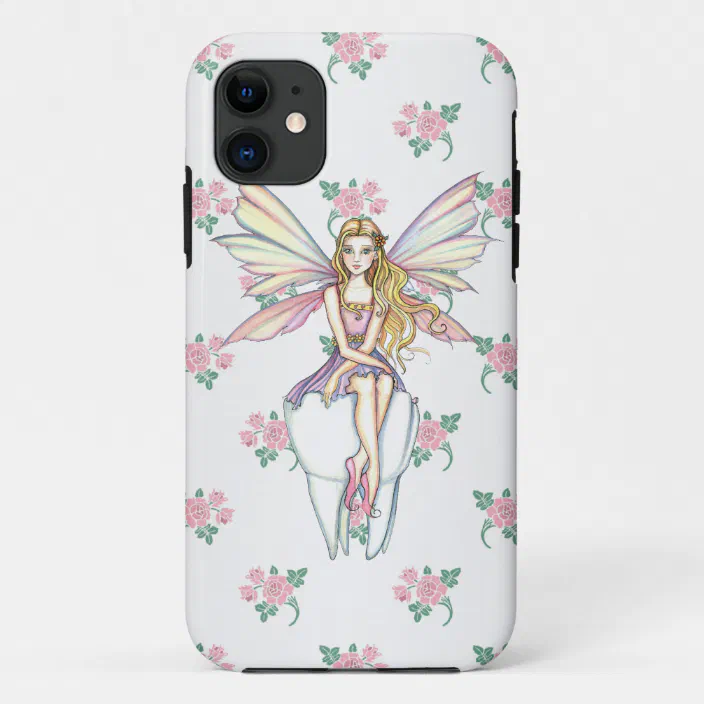 Cute Tooth Fairy And Flowers Girly Iphone 5 Case Zazzle Com