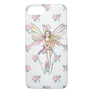 Cute Tooth Fairy and Flowers Girly iPhone 5 Case