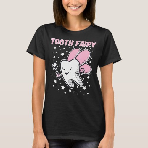 Cute Tooth Fairy Halloween Costume Dental Assistan T_Shirt