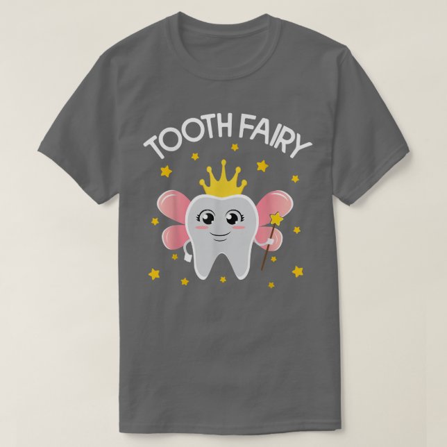 Cute Tooth Fairy Halloween Costume For Women Girls T-Shirt (Design Front)