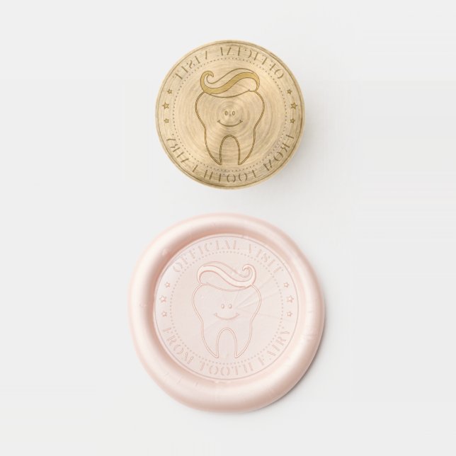 Cute Tooth Fairy  Wax Seal Stamp (Stamped)