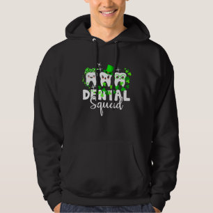 Cute Tooth Leprechaun Hat Dental Squad St Patrick Hoodie